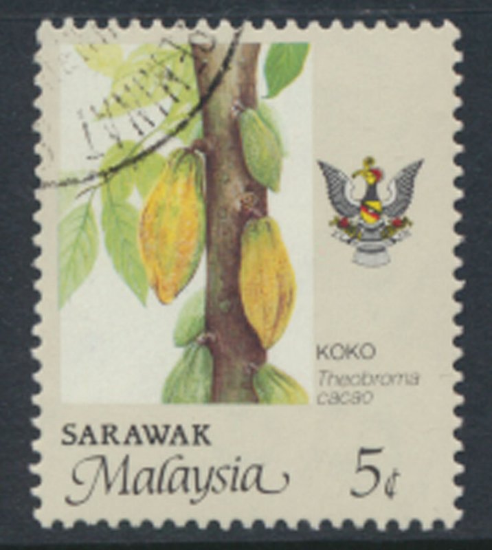 Malaysia  Sarawak  SC# 264a CTO perf 14 Cacao see details and scans