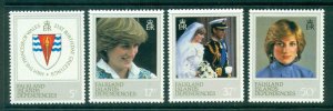 Falkland Is Deps 1982 Diana 21st Birthday MUH Lot30333