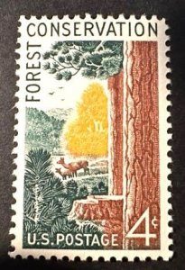 US # 1122 Forest Conservation 1958 4c Mint NH