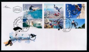 ISRAEL 2009 EXTREME SPORTS FDC