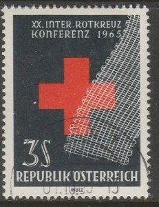 Austria 752, INTERNATIONAL RED CROSS CONFERENCE, USED. VF. (1274)