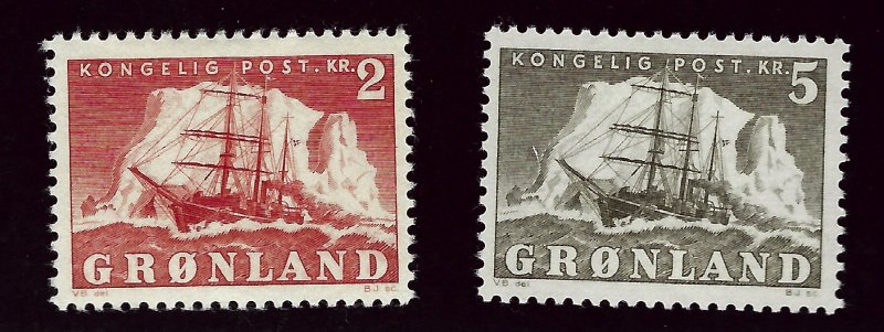 Greenland #37-38 Mint F-VF.. Popular Country!