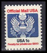 O127 1c Eagle Fine MNH KA1074