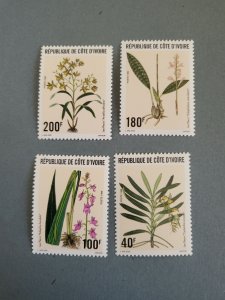 Stamps Ivory Coast Scott #987-90 nh