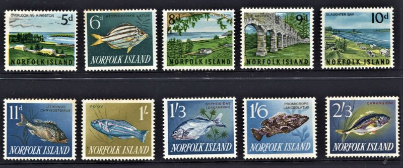 STAMP STATION PERTH Norfolk Island #49-60 Set MNH- CV$18.00