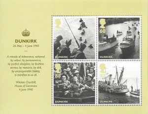 GB QEII 2010 Britain Alone 'Dunkirk' Miniature Sheet SG MS3086 Unmounted Mint