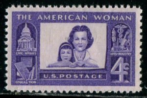 1152 US 4c The American Woman, MNH
