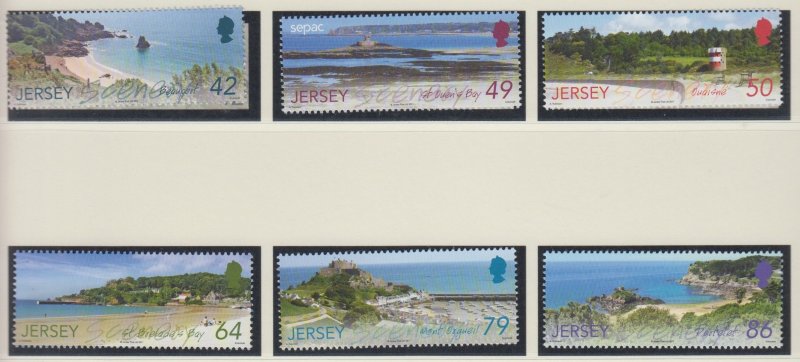 Jersey 2011,  Scenery Set.of 6 unmounted mint , NHM