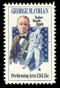 # 1756 Mint Never Hinged ( MNH ) GEORGE M. COHAN XF+