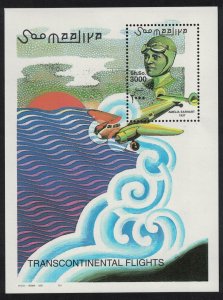 Somalia Transcontinental Flights MS 2001 MNH MI#Block 82