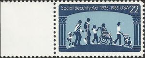 # 2153 MINT NEVER HINGED SOCIAL SECURITY ACT