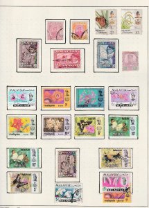 Malaya States Korea Burma Mid Period M&U Collection (Aprx 200+Items)BR555