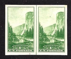 756 Mint,NGAI,NH... Vertical Line Pair.. SCV $0.65