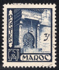 FRENCH MOROCCO SCOTT 252