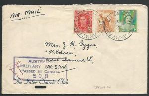AUSTRALIA 1942 censor cover ARMY POST OFFICE / 065 - at Darwin.............60455