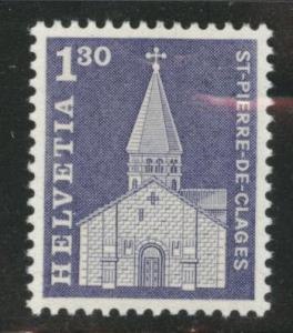 Switzerland Scott 449 MH* 1966 1.30fr stamp CV$1.75