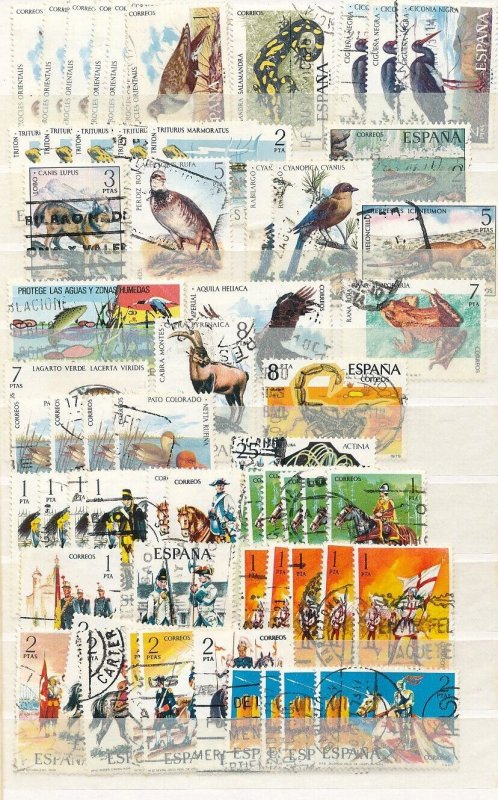 Spain Art Castles Wildlife Used Collection (Apx 450 Items) KRA1450