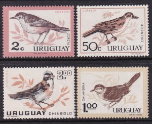 Uruguay 695-698 Birds MNH VF