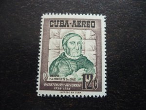 Stamps - Cuba - Scott# C129 - Mint Hinged Single Stamp