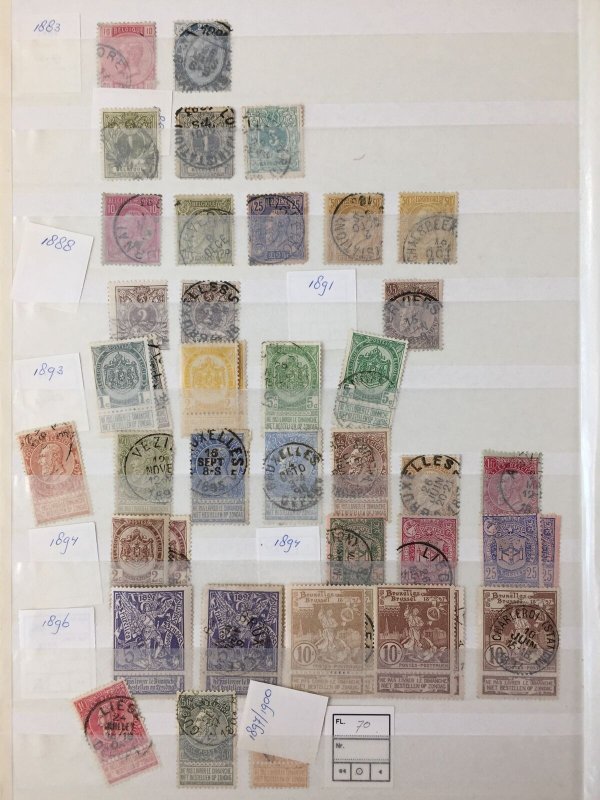 Belgium Large 1851/1965 M&U Collection(Apx 600 Items) GM2879