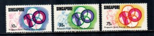 Singapore #251-253  Mint  Scott $3.65