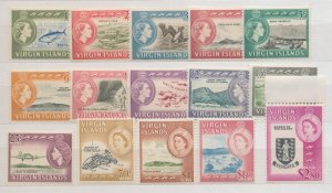 1964-68 BRITISH VIRGIN ISLANDS - SG n. 178/192  set di 15 values - MNH**