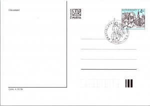 Slovakia, Government Postal Card