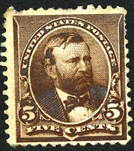 U.S. #223 MINT NG SOME THINS