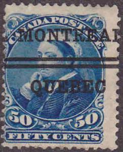 Canada Scott 47 Precancel