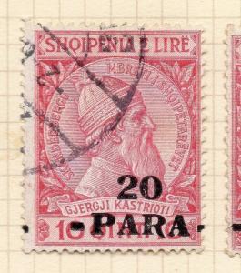 Albania 1920s clasic Issue Fine Used 20p. Surcharged 252291