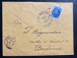 1907 Bogota Colombia Cover To Bordeaux France