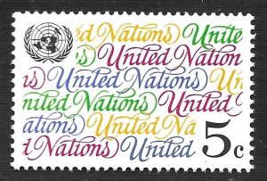 UN New York #626 5c Adaptation of the 13c Postal Card 1892 ~ MNH