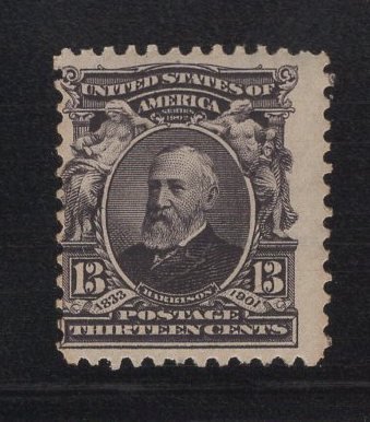 US Stamp Scott #308 Mint Never Hinged SCV $100