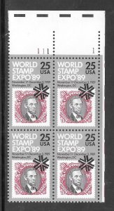 #2410 MNH Plate Block