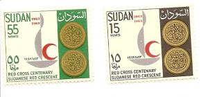 Sudan 162-163 MNH