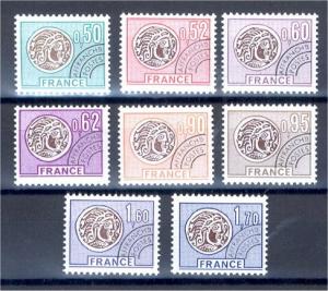 FRANCE, PRECANCEL STAMPS 1976,ANTIQUE COINS, NH **