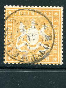 Wuerttemberg  #20  used VF