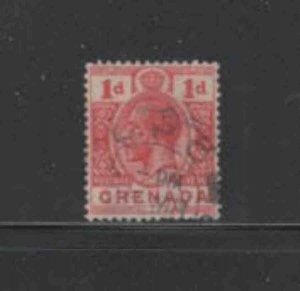 GRENADA #80 1913 1p KING GEORGE V F-VF USED n