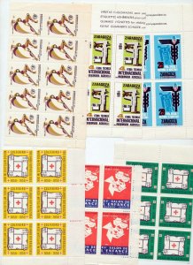 France Czech Swiss Danzig Poster Cinderella Labels (Appx 200+Stamps) NT 8736