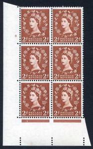 S38 2d Light Red-Brown Wmk Edward Cyl 8 No Dot U/M E/I