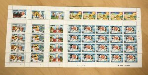 Uganda 1993 - POPE JOHN PAUL II - Set of 8 Sheets of 20 (Scott #1113-20) - MNH