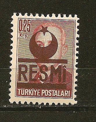 Turkey O17 Official Overprint MNH