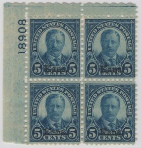 #663 Plate Block VF-XF OG NH SCV $300  (GP2 8/22/19)