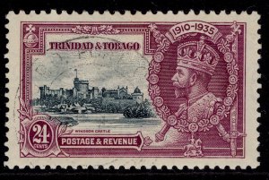 TRINIDAD & TOBAGO GV SG242, 24c slate & purple, FINE USED. Cat £32.