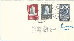 72228 - BOLIVIA - POSTAL HISTORY -  STATIONERY COVER 1950's - Mountaineering