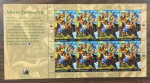(BJ Stamps) UN-VIENNA. #355-6. 2004, set of 2 in sheets of 8. MNH. CV $41.50.