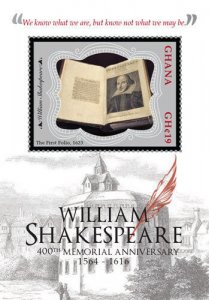 GHANA 2016 - WILLIAM SHAKESPEARE 400TH MEMORIAL ANNIVERSARY - SOUVENIR SHEET MNH