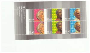 NETHERLANDS SC.B713a 1999 INTERNATIONAL YEAR OF OLD PERSONS MNH S/S BK2
