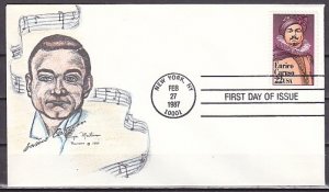 United States, Scott cat. 2250. Opera Tenor, Enrico Caruso. First day cover. ^