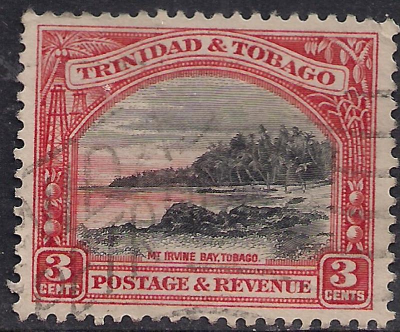 Trinidad & Tobago 1935 - 37 KGV 3ct Mt Irvine SG 232a ( L1437 )